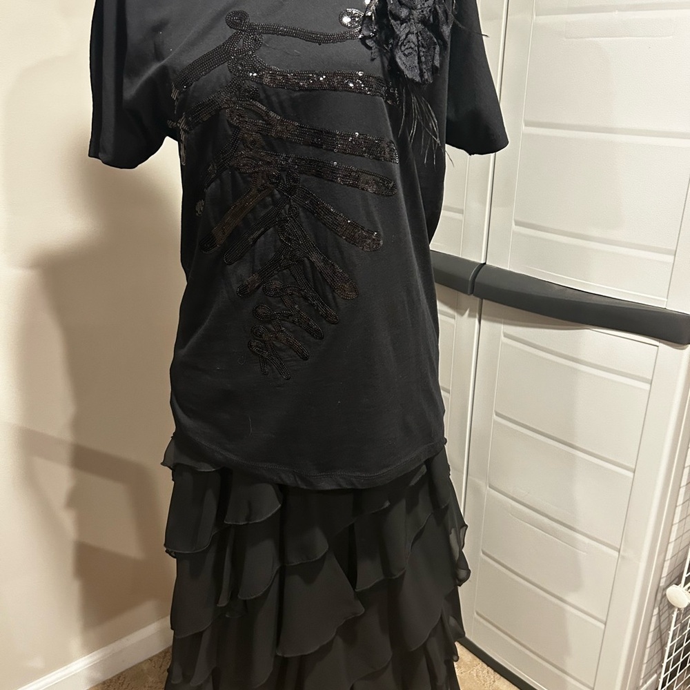 Mango Elegant Black 2 piece Dress